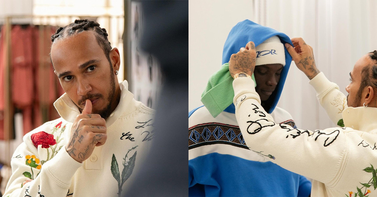 【可愛い☆人気】DIOR AND LEWIS HAMILTON ビーニー A new era of collaboration in fashion: Lewis Hamilton x Dior |